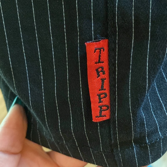 Rare Retro Tripp Pinstripe Pencil Skirt - Picture 5 of 5